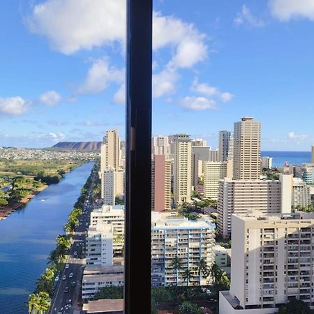 Waikiki Condo High Floor Views Beaches Convention Center Гонолулу Экстерьер фото