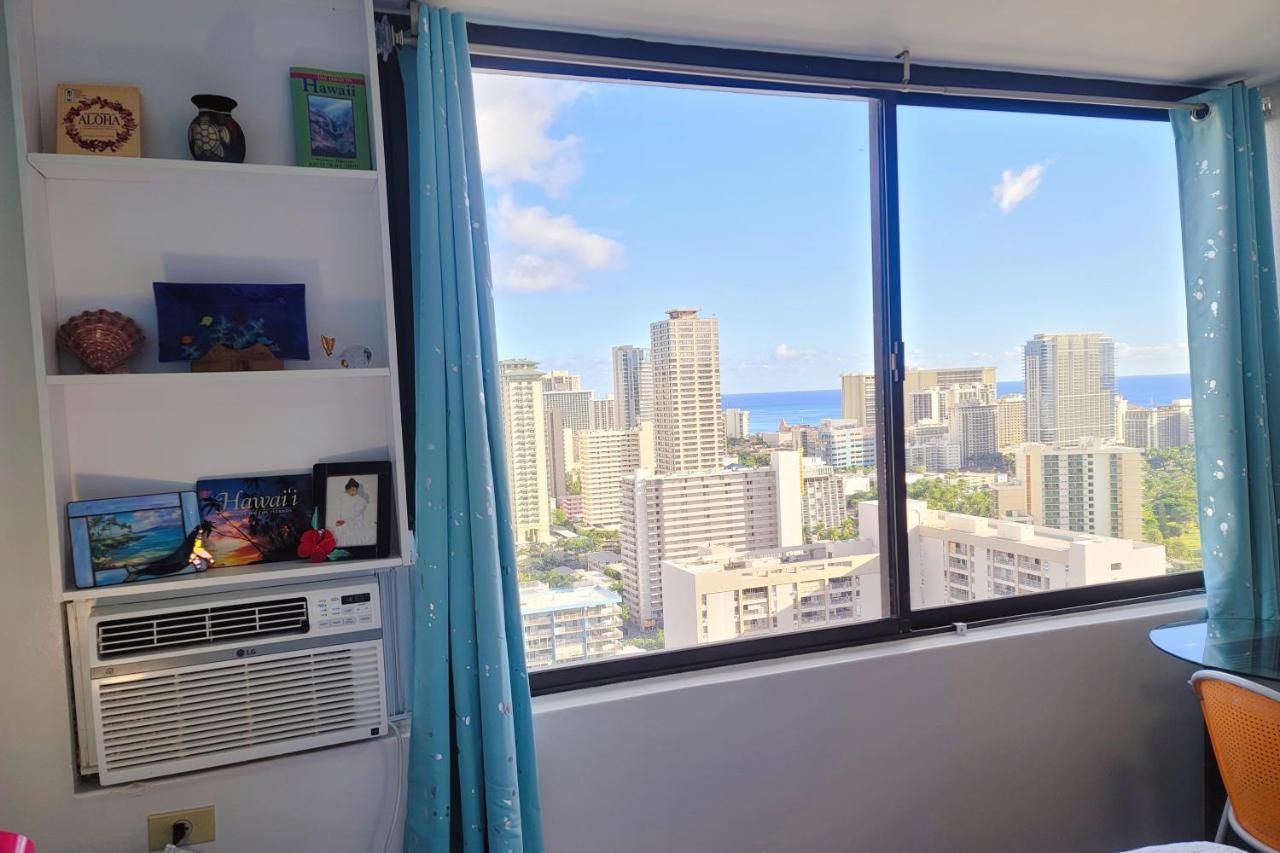 Waikiki Condo High Floor Views Beaches Convention Center Гонолулу Экстерьер фото