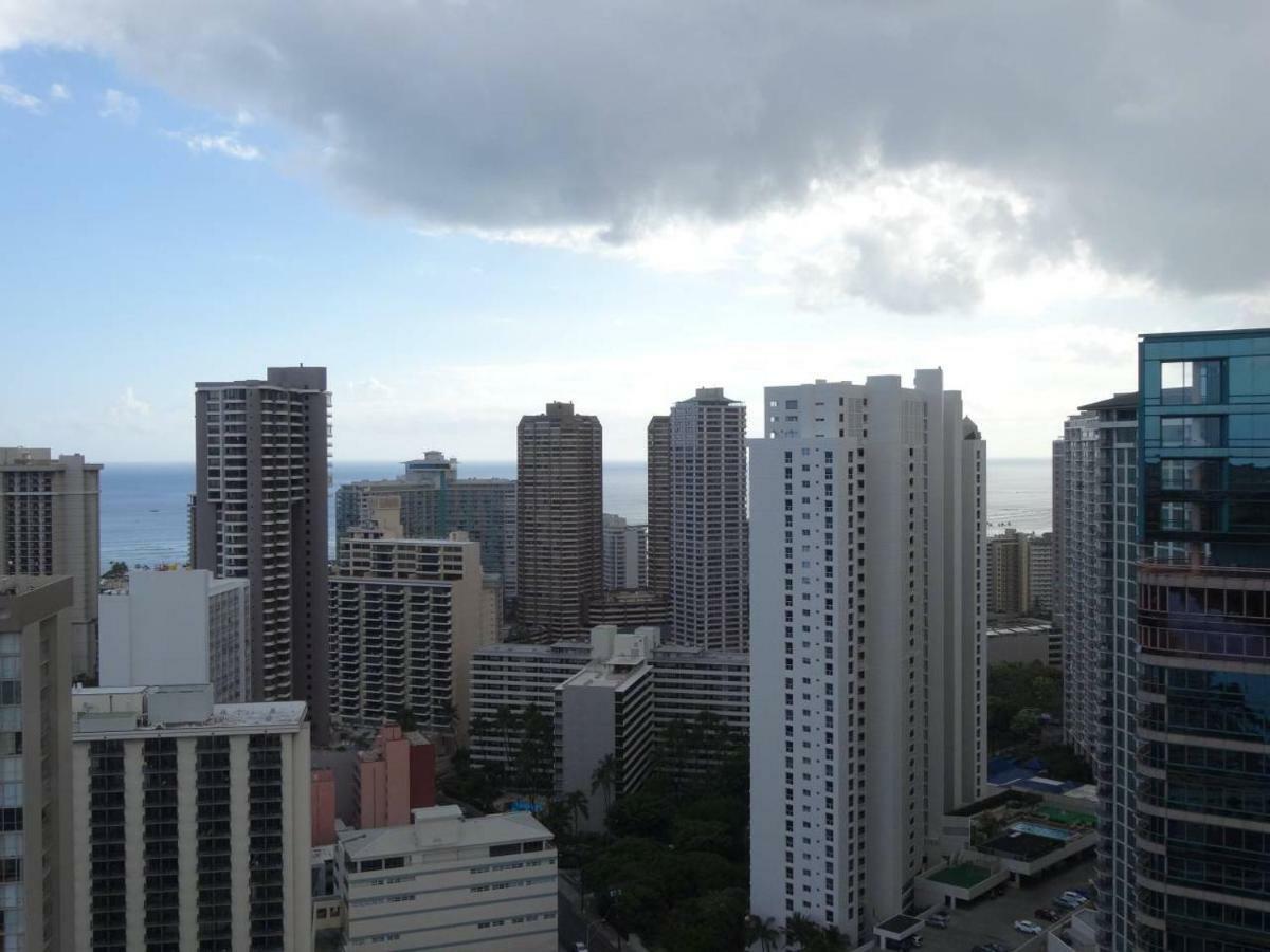 Waikiki Condo High Floor Views Beaches Convention Center Гонолулу Экстерьер фото