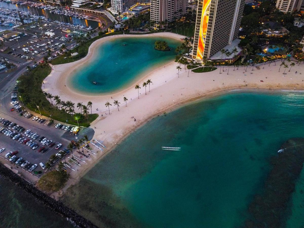 Waikiki Condo High Floor Views Beaches Convention Center Гонолулу Экстерьер фото